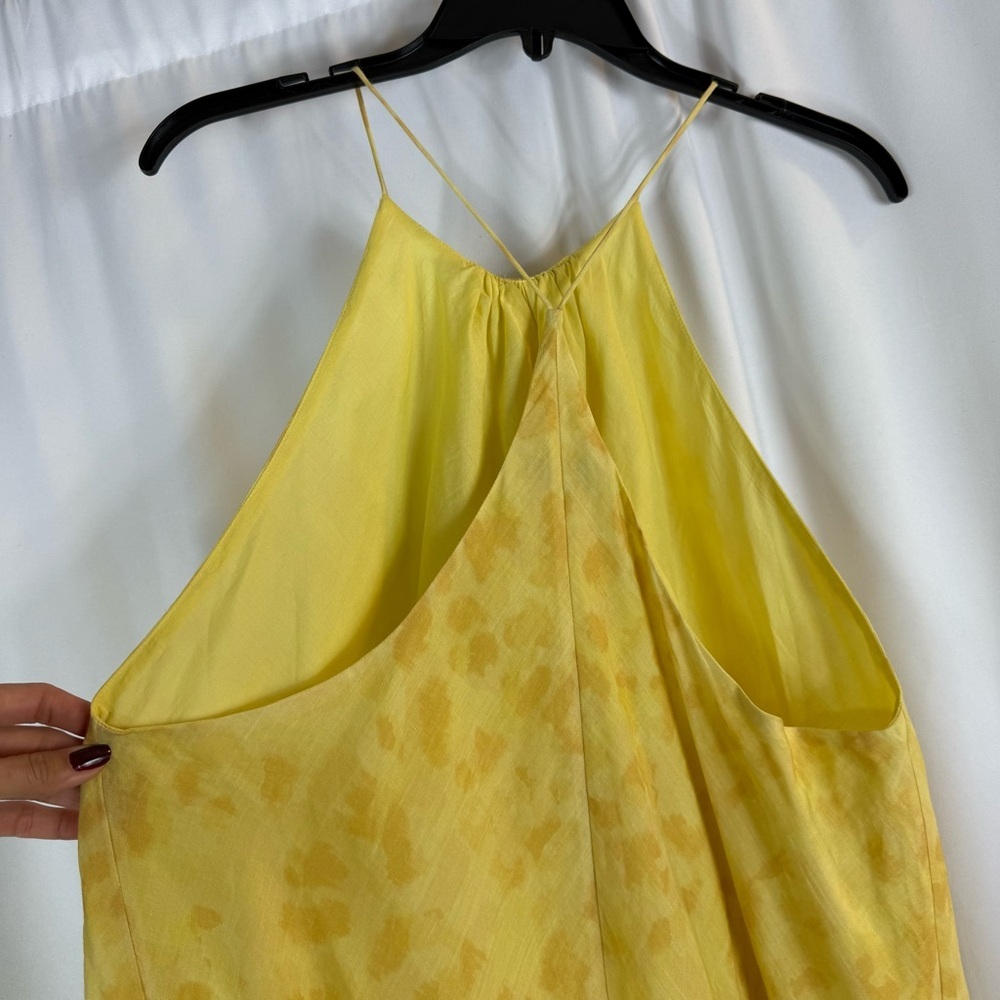 & Other Stories Yellow  Halter Maxi Dress size:L - Picture 9 of 14